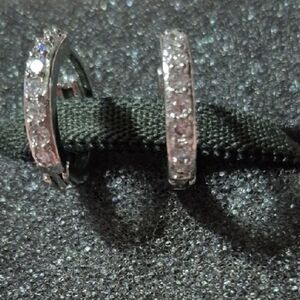 Silver Dangle Earrings with Intricate Design